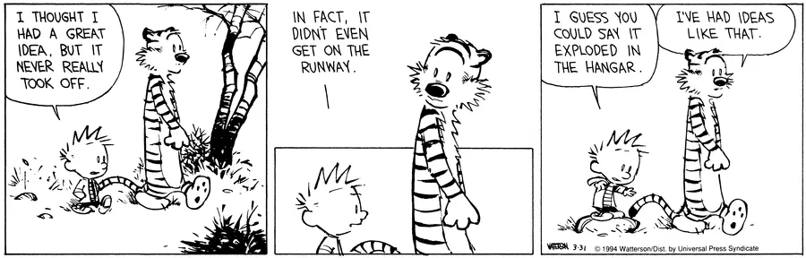 calvin & hobbes (1994-03-31) calvin & hobbes (1994-03-31)