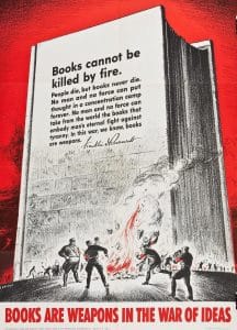 books are weapons poster 1942