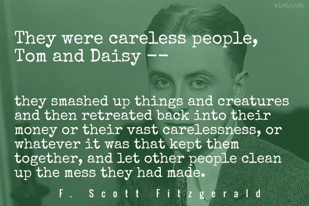 Fitzgerald - Tom and Daisy - wist_info quote