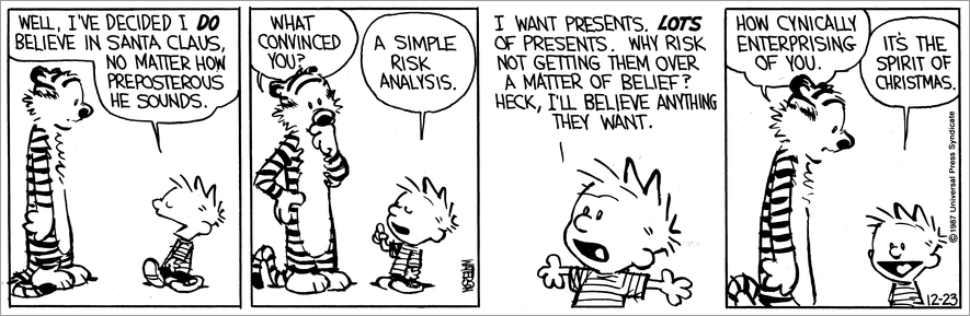 Watterson, Bill - Calvin and Hobbes (23 Dec 1987) | WIST