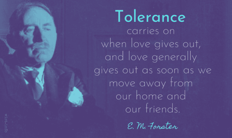 tolerance essay by e.m. forster pdf